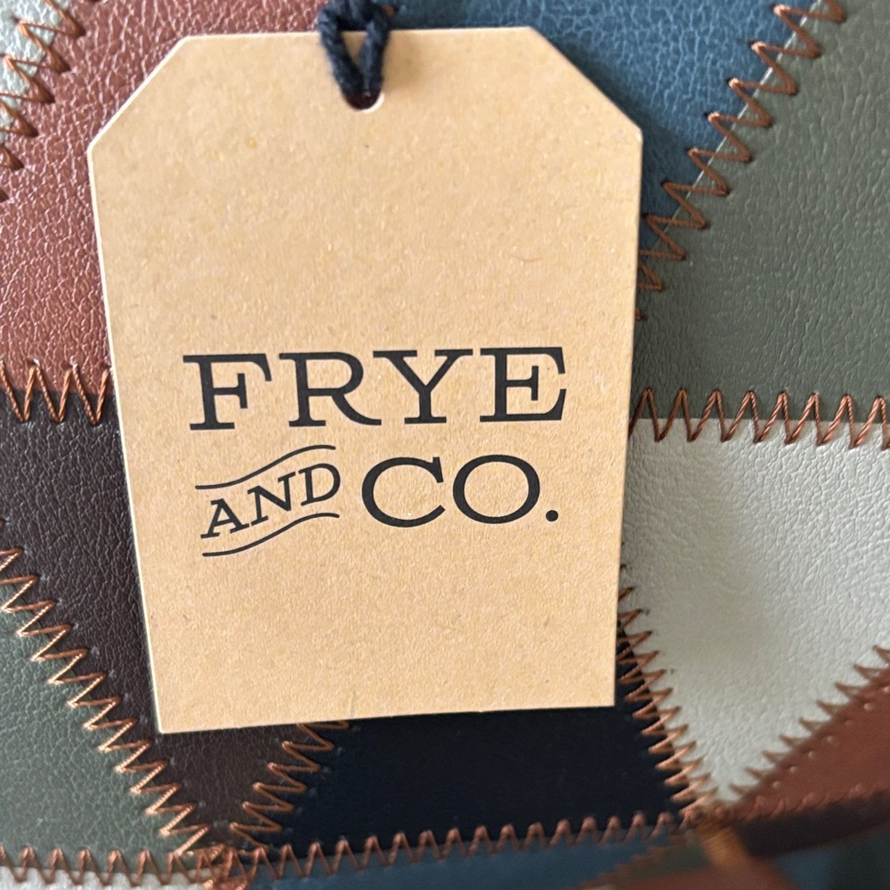 FRYE AND CO. Triangular Pattern Tote - Brown, Tan… - image 2